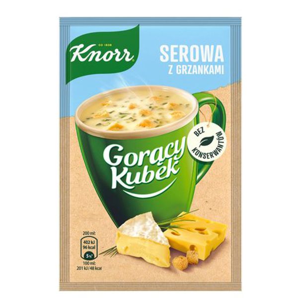 KNORR GORĄCY KUBEK SEROWA 22G