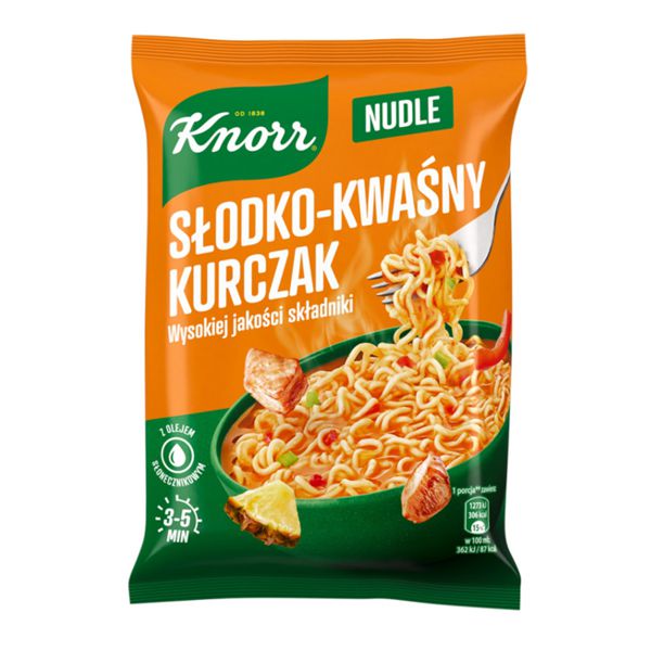 KNORR ZUPA NUDLE KURCZAK SŁODKO KWAŚNY 65G