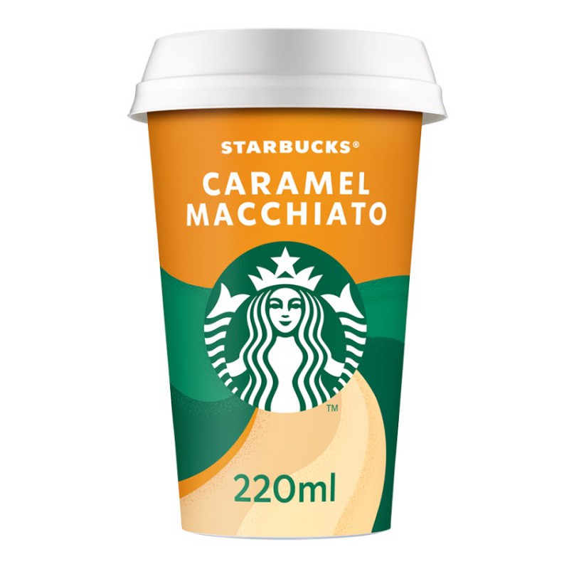 Starbucks Caramel Macchiato Mleczny Napój Kawowy 220ml