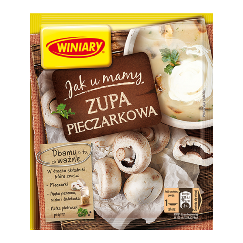 WINIARY JAK U MAMY ZUPA PIECZARKOWA 44G