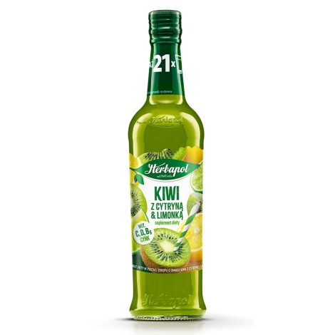 HERBAPOL SYROP 420ML KIWI Z CYTRYNA I LIMONKA