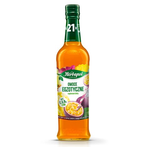 HERBAPOL SYROP 420ML OWOCE EGZOTYCZNE