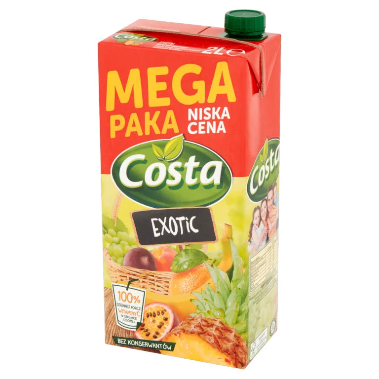HORTEX COSTA NAPOJ 2L KARTON EXOTIC