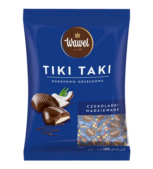 WAWEL CZEKOLADKI LUZ 1KG TIKI TAKI Z NADZIENIEM