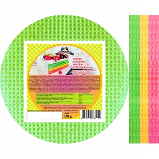 WAFLE TORTOWE TRZY KOLORY 90G