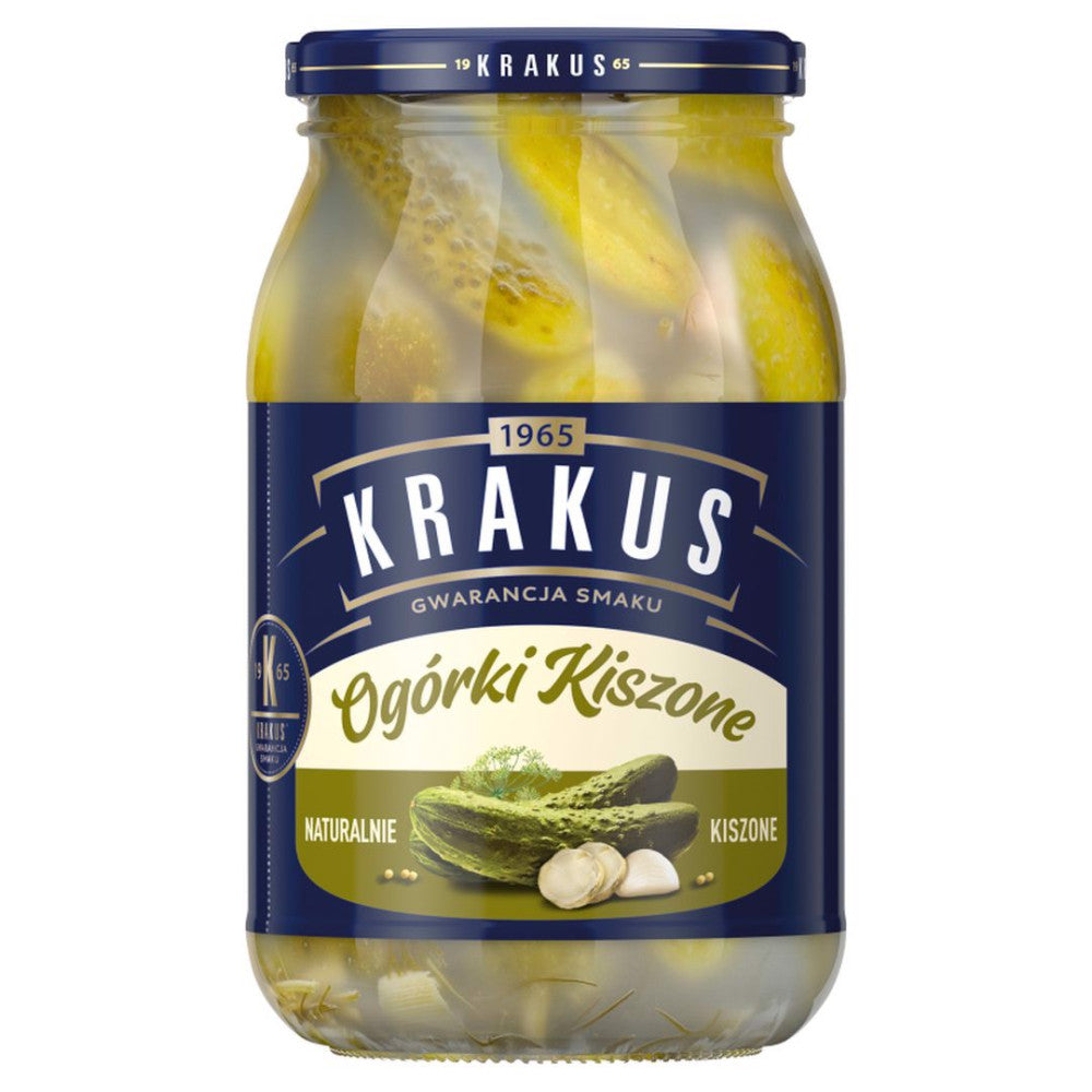 Krakus Ogórki Kiszone 840g