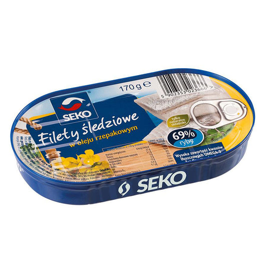 Filet śledziowy w oleju Seko 170g