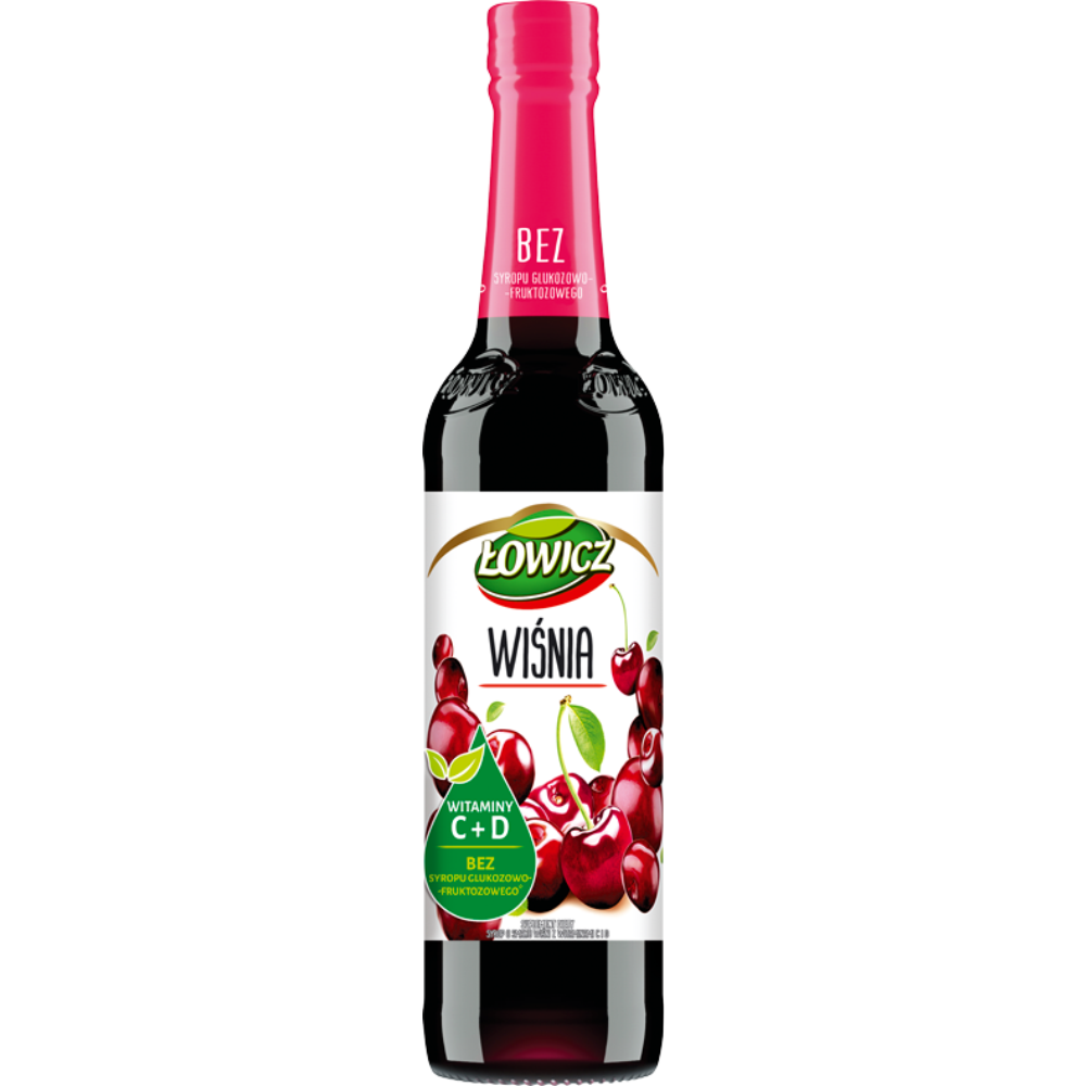 ŁOWICZ SYROP WIŚNIA 400ml