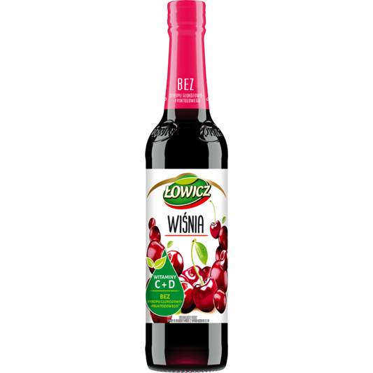 ŁOWICZ SYROP WIŚNIA 400ml