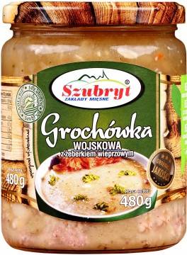 SZUBRYT GROCHÓWKA WOJSKOWA Z ŻEBERKIEM 480G