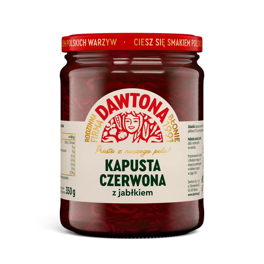 KAPUSTA CZERWONA/JABŁKO DAWTONA 500g