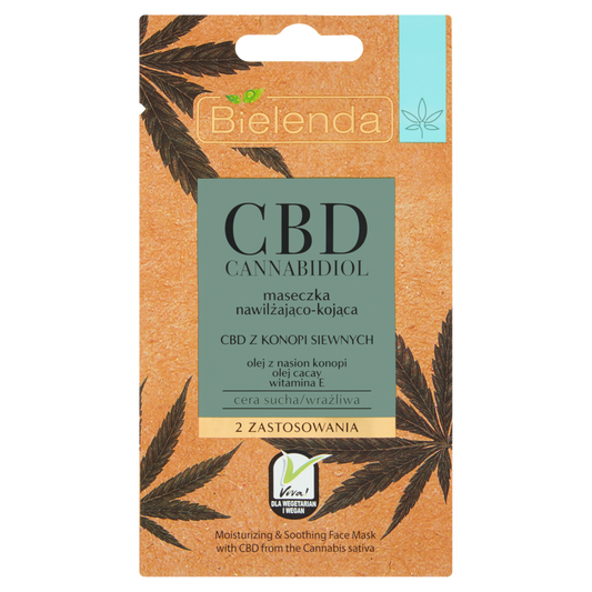 BIELENDA CBD CANNABIDIOL MASECZKA NAWILŻAJĄCO KOJĄCA 8G