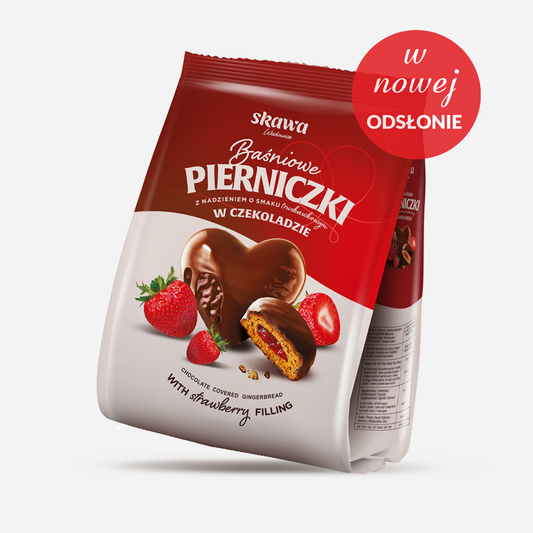 PIERNIKI TRUSKAWKOWE SKAWA 150g