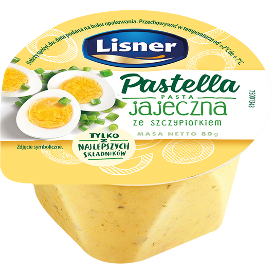 LISNER PASTA PASTELLA 80G JAJECZNA