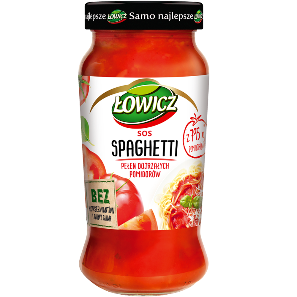 ŁOWICZ sos spaghetti 500g