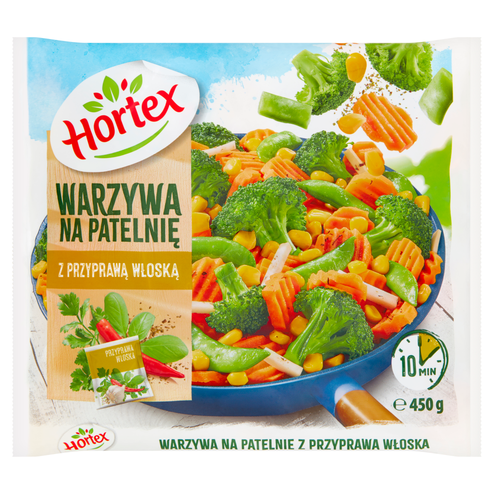 HORTEX WARZYWA NA PATELNIĘ PRZYPRAWY WŁOSKIE 450G