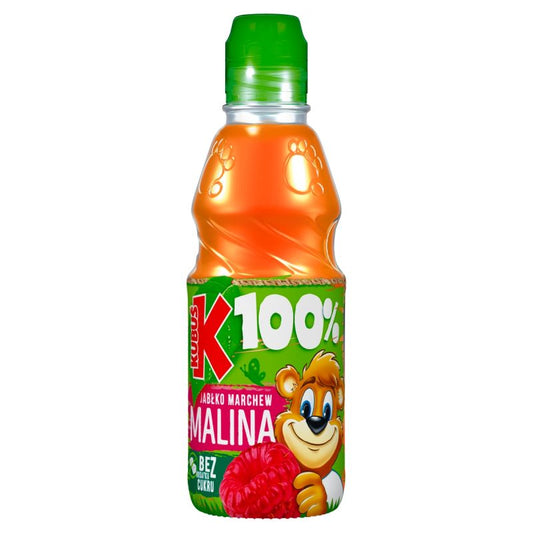 KUBUŚ SOK 100% MALINA MARCHEW JABŁKO 0,3L