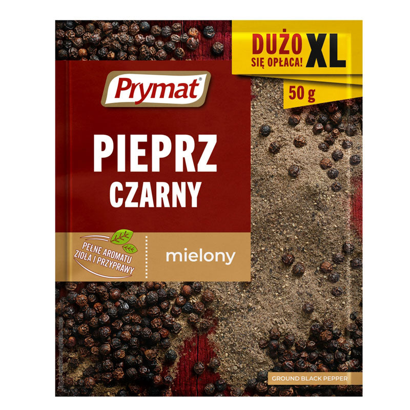 PRYMAT PIEPRZ CZARNY 50G MIELONY XXL