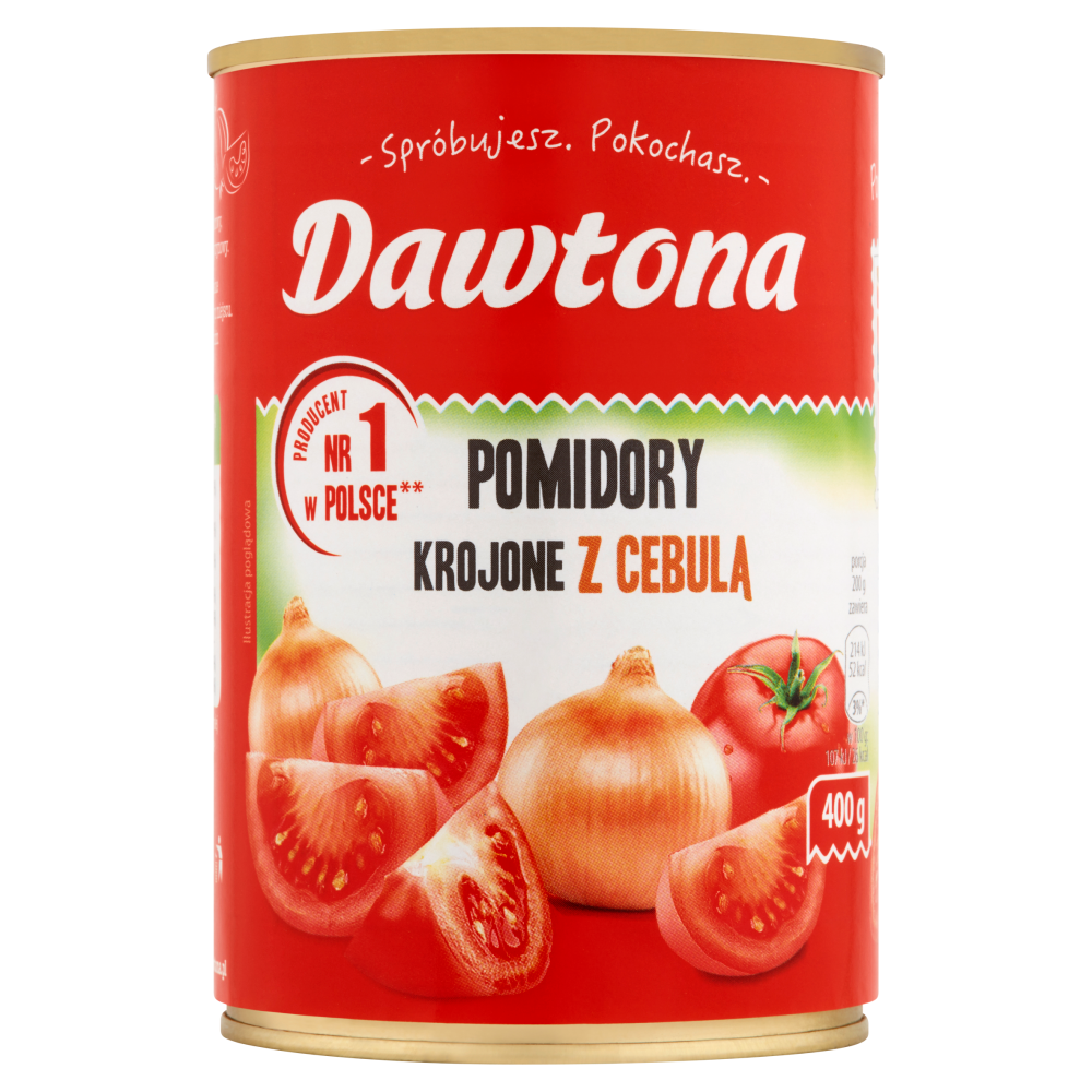 POMIDORY KROJ. Z CEBULĄ DAWTONA 400mL