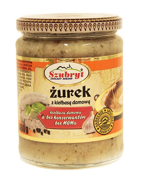 SZUBRYT ŻUREK Z KIEŁBASĄ DOMOWĄ 460G