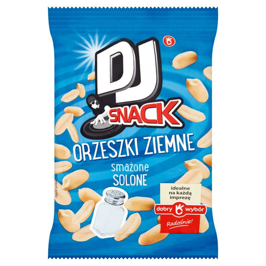 ORZESZKI ZIEMNE DJ SNACK SMAŻONE SOLONE 100G