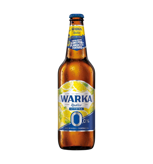 PIWO WARKA RADLER CYTR.ZERO 0% 20% SOKU BUT.ZWR.500ML