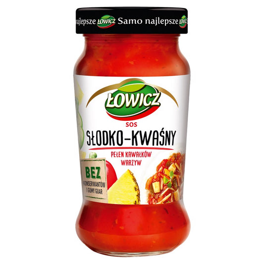 ŁOWICZ SOS SŁODKO-KWAŚNY 350g