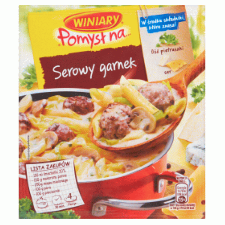 WINIARY POMYSŁ NA SEROWY GARNEK 34G