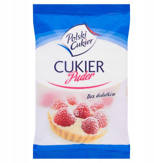 POLSKI CUKIER CUKIER PUDER 500G BIALY BEZ DODATKOW