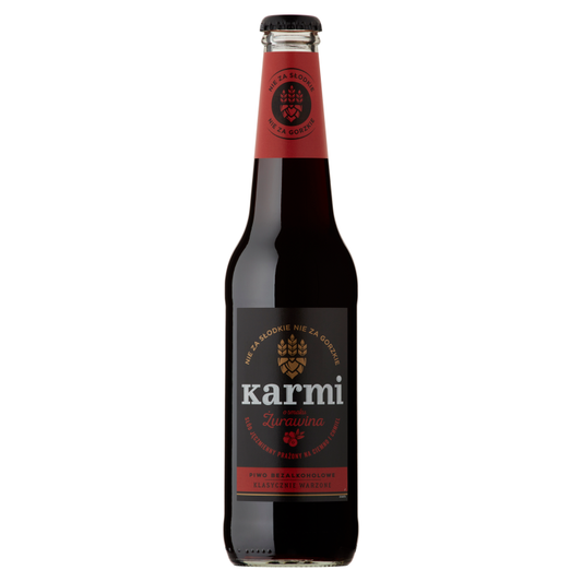 PIWO OKOCIM KARMI ZURAWINA 0,5% BUT. 0.4L