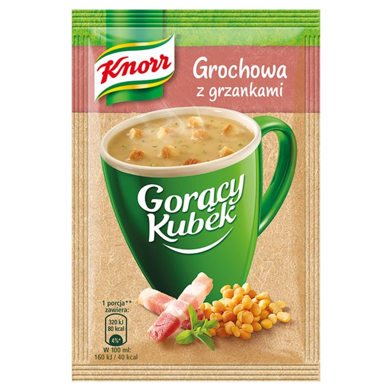 KNORR GORĄCY KUBEK GROCHOWA Z GRZANKAMI [21G*38]