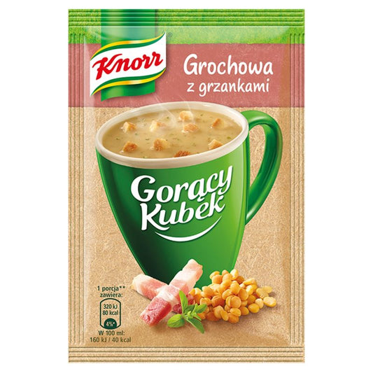 KNORR GORĄCY KUBEK GROCHOWA Z GRZANKAMI [21G*38]