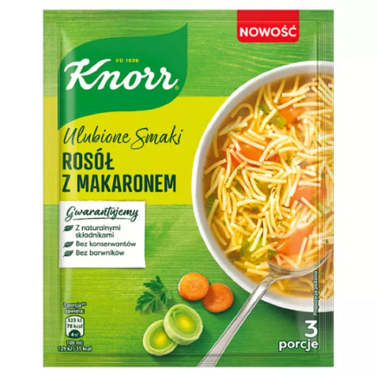 KNORR ZUPA ROSÓŁ Z MAKARONEM [69G*13]