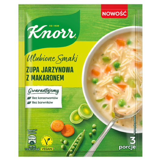 KNORR ZUPA JARZYNOWA Z MAKARONEM [62G*14]