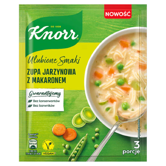 KNORR ZUPA JARZYNOWA Z MAKARONEM 62G