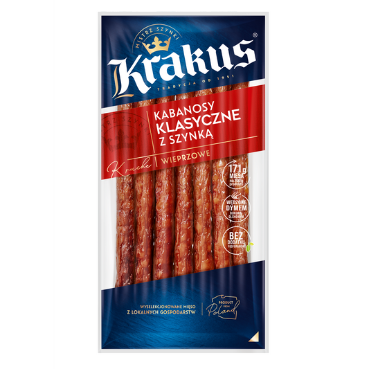 Kabanosy wieprzowe Krakus 180g