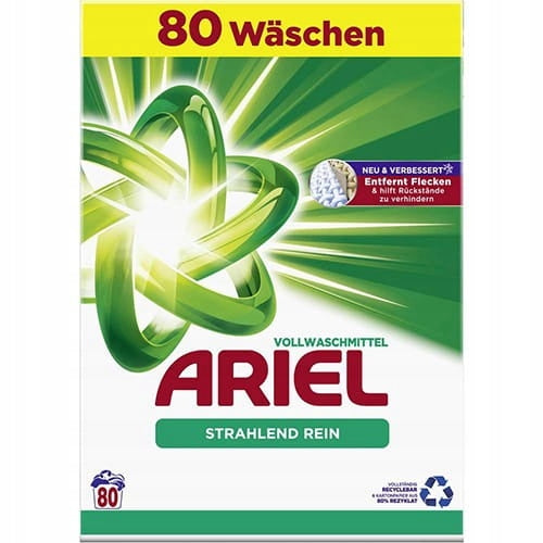 PROSZEK DO PRANIA VOLLWASCHMITTEL ARIEL 80P 5,2Kg