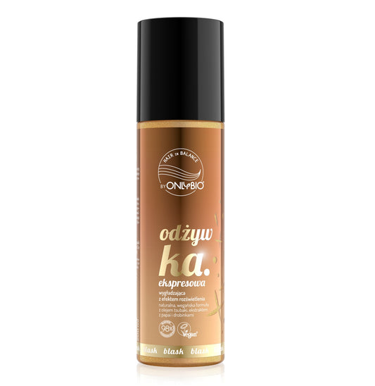 ONLYBIO HAIR ODZYWKA 200ML EKSPRESOWE ROZSWIETLENIE