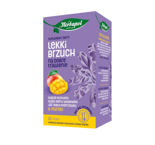 HERBAPOL HERBATA ZIOLOWA 20X1,8G LEKKI BRZUCH
