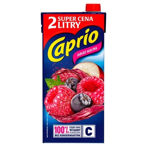 CAPRIO NAPOJ 2L KARTON JABLKO-MALINA