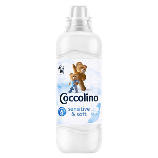 Coccolino Sensitive & Soft płyn do płukania tkanin 975 ml 39 prań