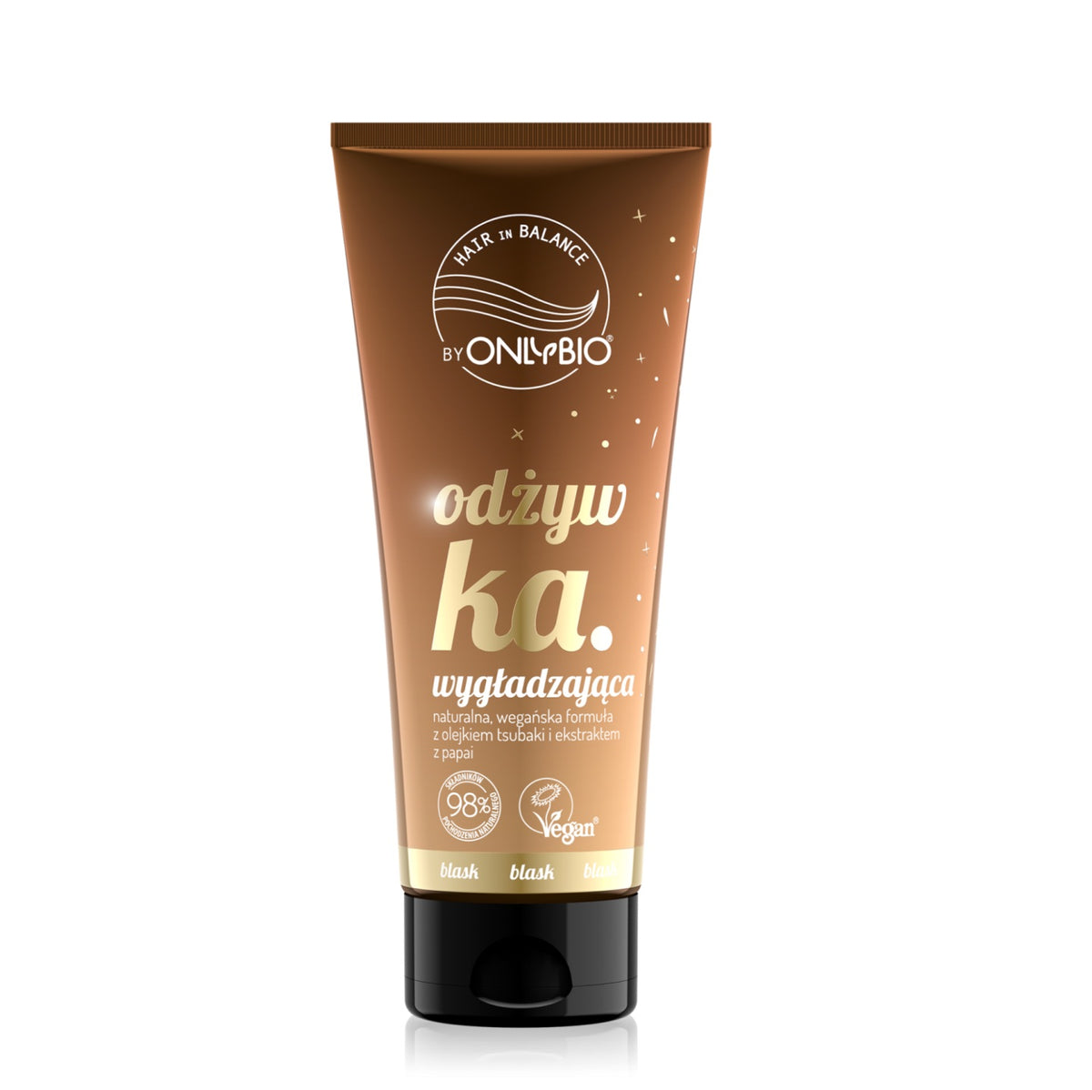 ONLYBIO HAIR BALANCE ODZYWKA 200ML BLASK WYGLADZAJACA
