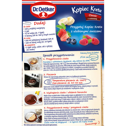 Ciasto kopiec kreta dr.Oetker 410g