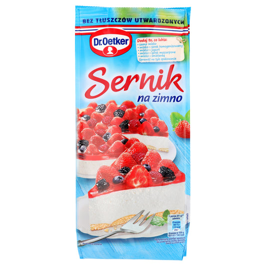 DR OETKER CIASTO W PROSZKU 195G SERNIK NA ZIMNO