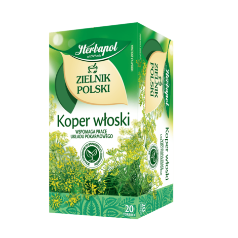 HERBAPOL HERBATA ZIOLOWA 20*2G ZIELNIK KOPER