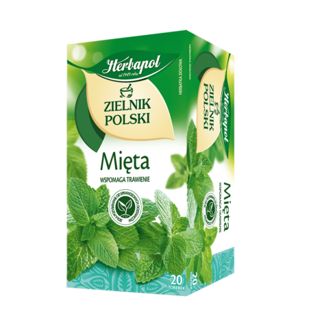 HERBAPOL HERBATA ZIOLOWA 20*2G ZIELNIK MIETA