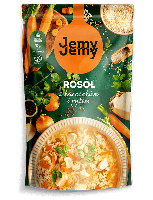 PROFI JEMY JEMY ZUPA ROSOLEK Z KURCZAKIEM I RYZEM 450G