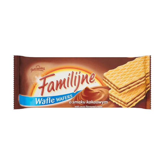 Wafle Familijne kakaowe Jutrzenka 180g