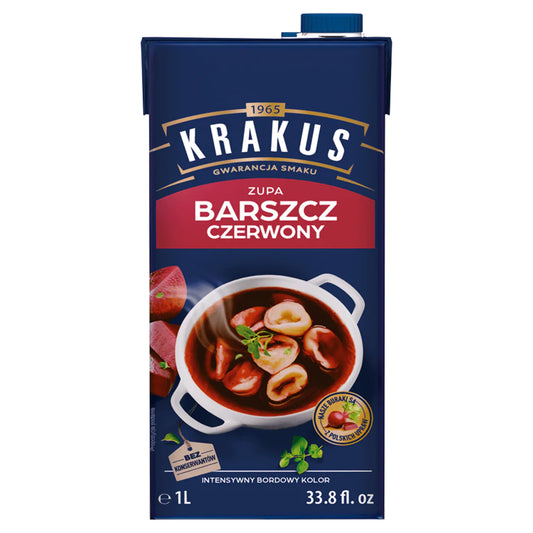 KRAKUS Zupa Barszcz Czerwony Karton 1l