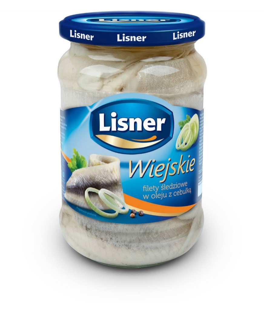 LISNER FILET ŚLEDŹ WIEJSKI Z CEBULĄ 600G